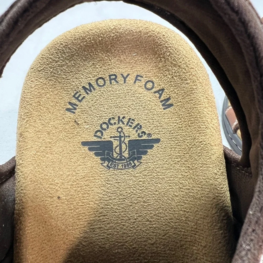 Dockers Searose Fisherman Sandals Rust Brown Memory Foam‎ Casual Gorpcore 13 M